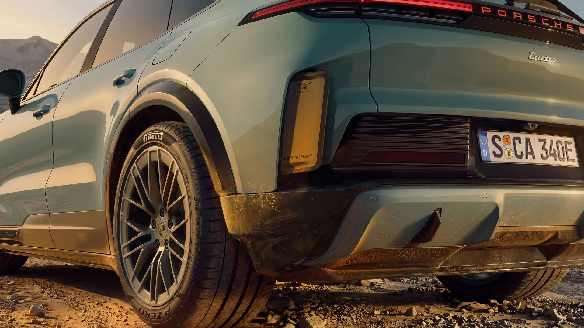 Porsche Cayenne Turbo — delivered frame